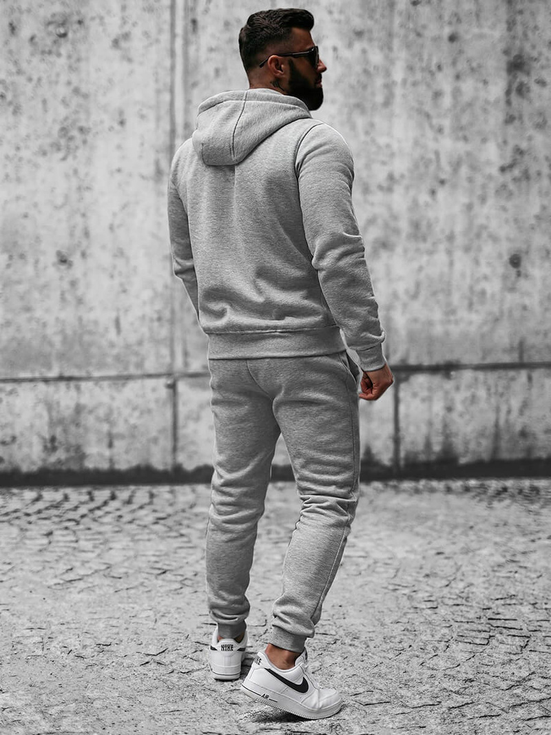 Ανδρικό σετ φόρμας γκρι OZONEE JS/XW2008