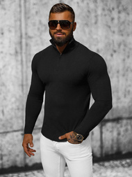 Ανδρικό πουλόβερ μαύρο OZONEE NB/MM6007/4Z