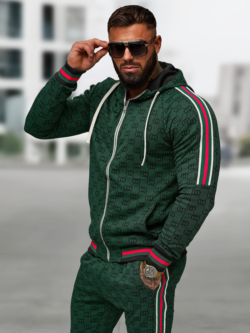 Ανδρικό σετ φόρμας Πράσινος OZONEE O/FF5111AB