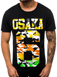 Ανδρικό μπλουζάκι μαύρο OZONEE JS/KS1958