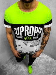 Ανδρικό μπλουζάκι πράσινο OZONEE JS/KS1974Z