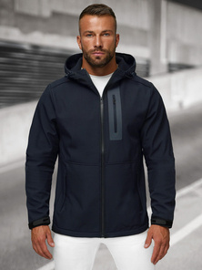 Ανδρικό μπουφάν softshell ναυτικό μπλε OZONEE JS/27B6513/25