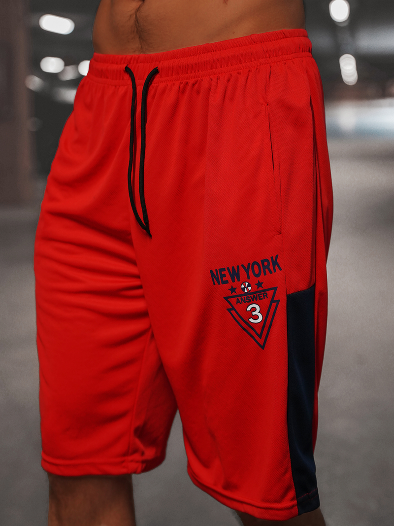 Ανδρικό σετ μπάσκετ Κόκκινο OZONEE JS/68C10169Z