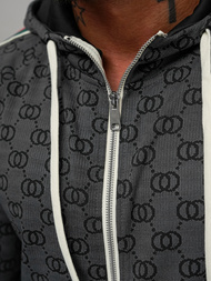 Ανδρικό σετ φόρμας μαύρο OZONEE O/FF5111AB