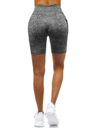 Γυναικείο σόρτς φόρμας γκρι OZONEE O/6693