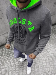 Ανδρικό Φούτερ με Κουκούλα γραφίτη OZONEE JS/Y10036