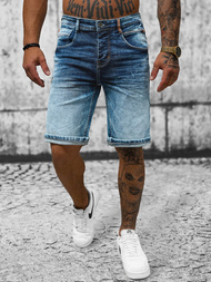 Ανδρικό σόρτς τζιν μπλε OZONEE O/19300