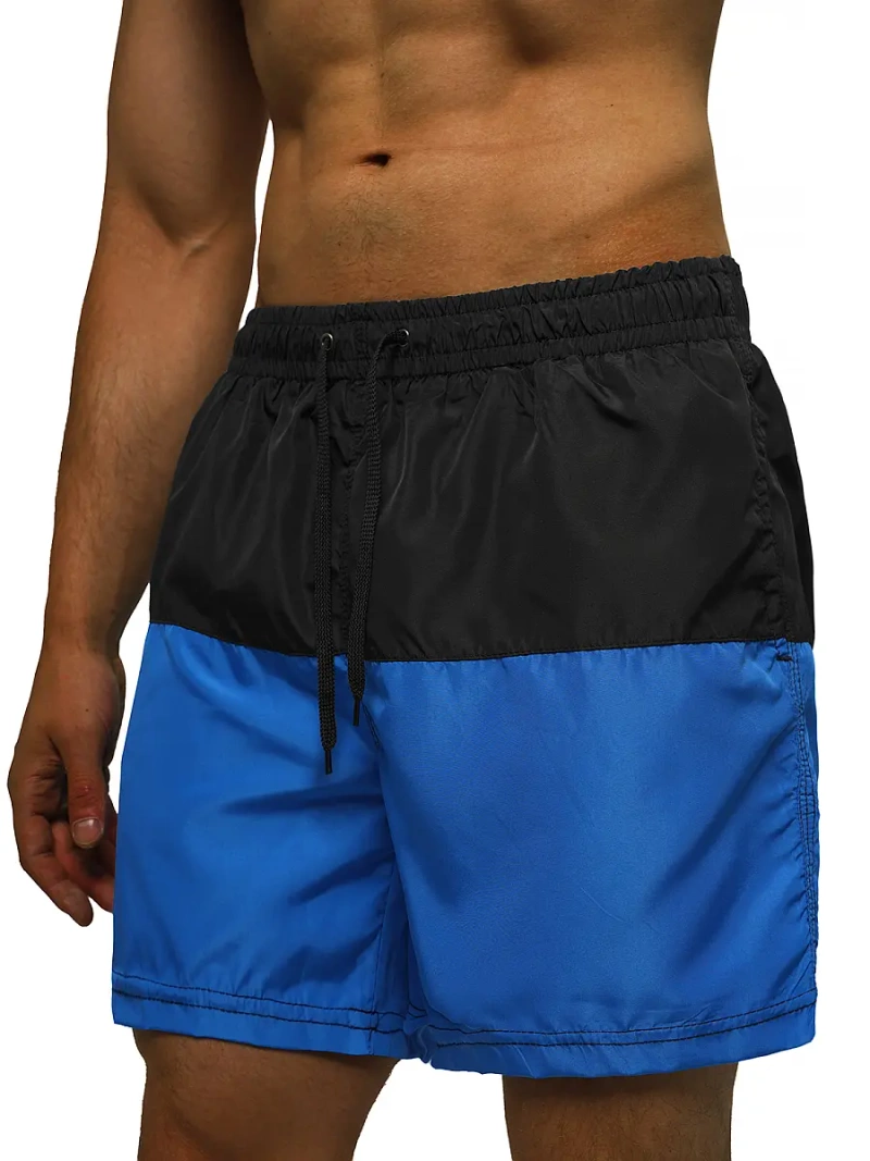 Ανδρικό μαγιό μαύρο-mπλε OZONEE JS/HM060