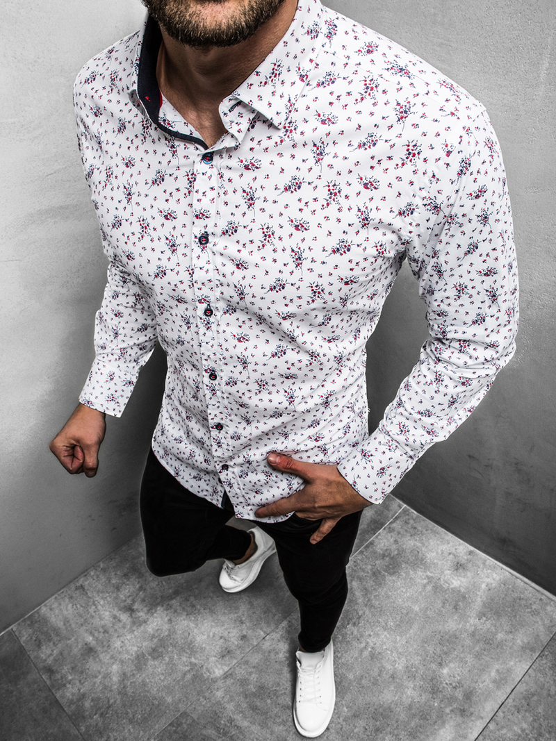 Ανδρικό πουκάμισο OZONEE EP/K19X