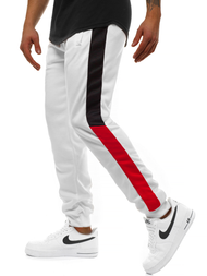Ανδρικό παντελόνι φόρμας λευκό OZONEE JS/JZ11012