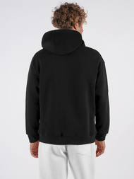 Φούτερ με Κουκούλα μαύρο OZONEE O/SWE23019Z