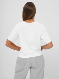 Γυναικείο μπλουζάκι Λευκό και μαύρο OZONEE JS/RJ77247