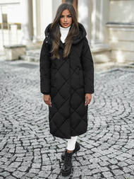 Γυναικείο μπουφάν μαύρο OZONEE JS/5M3173/392Z