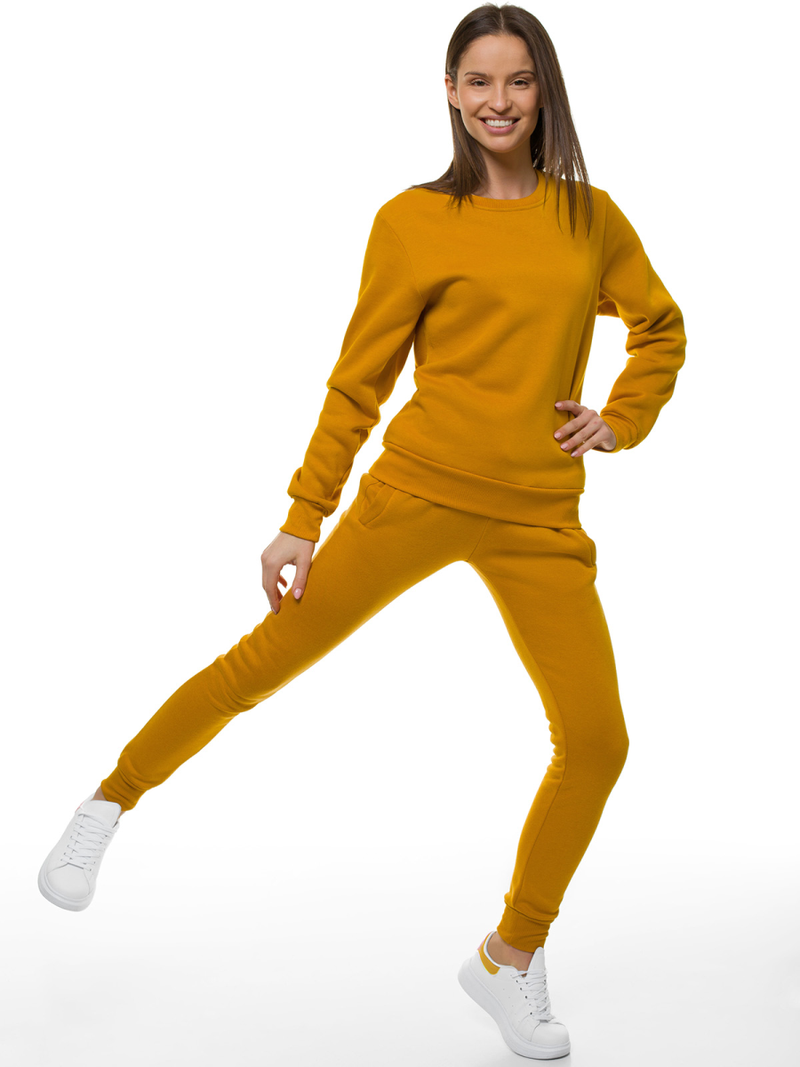 Γυναικείο παντελόνι φόρμας κάμελ OZONEE JS/CK01