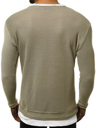 Ανδρικό Φούτερ ανοιχτό-χακί OZONEE MACH/2139/19