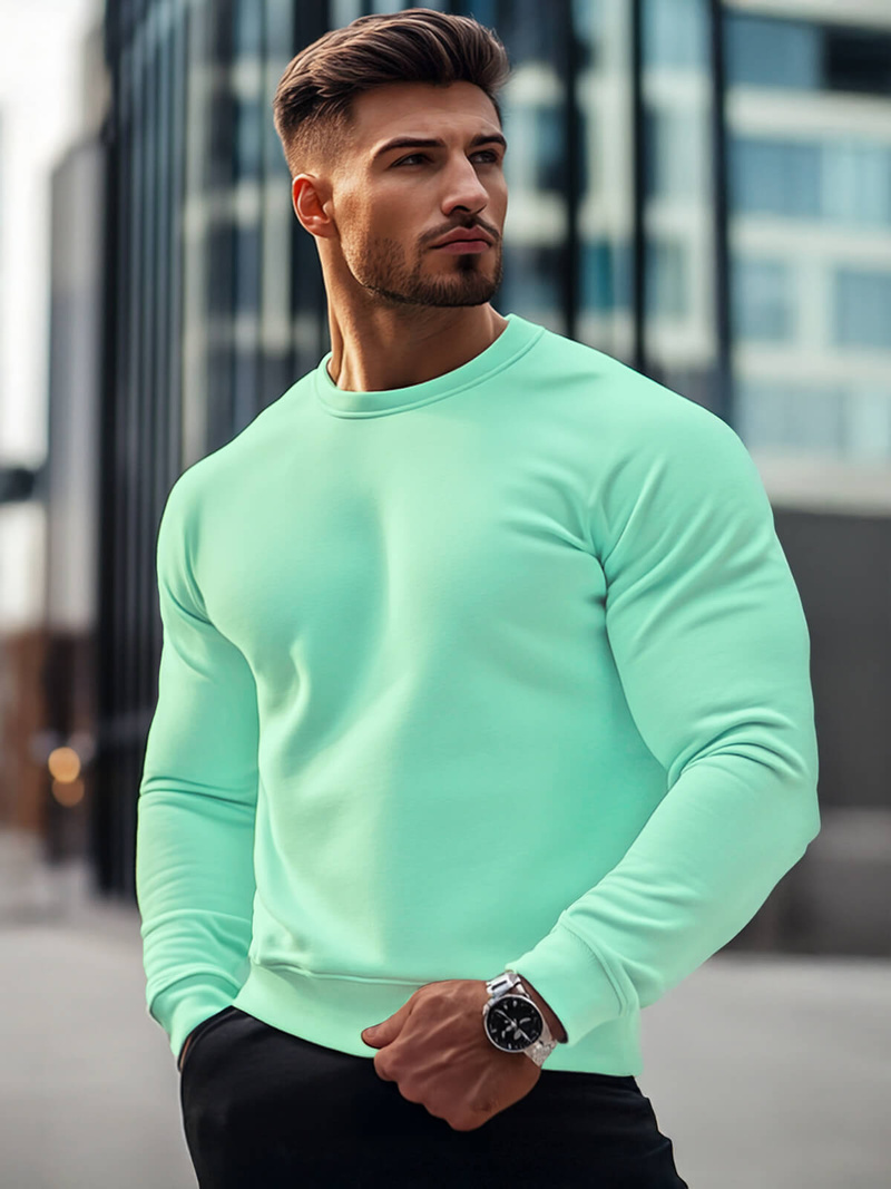 Ανδρικό Φούτερ μέντα OZONEE JS/2001-10Z