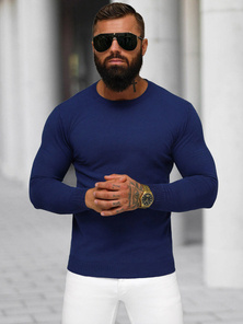 Ανδρικό πουλόβερ Σκούρο μπλε OZONEE NB/MMB602/5Z