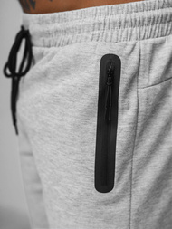 Ανδρικό σόρτς φόρμας γκρι OZONEE JS/17K533/2