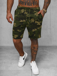 Ανδρικό σόρτς φόρμας πράσινο OZONEE JS/8K283/29