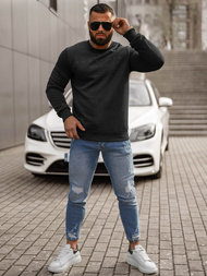 Ανδρικό Φούτερ μαύρο OZONEE JS/8B1360/3