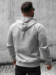 Ανδρικό Φούτερ με kουκούλα γκρι OZONEE O/8B152/2