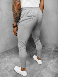 Ανδρικό παντελόνι chino Γκρί OZONEE DJ/2298/22