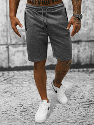 Ανδρικό σόρτς φόρμας γραφίτη OZONEE JS/8K280