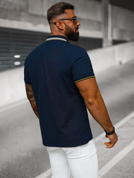 Ανδρική μπλούζα polo ναυτικό μπλε OZONEE O/DA729