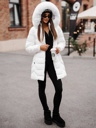 Γυναικείο μπουφάν λευκό OZONEE JS/16M9121/281Z