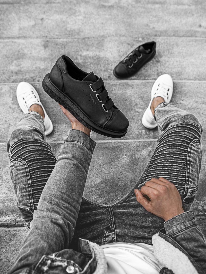 Ανδρικά Sneakers μαύρο OZONEE CH/253