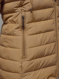 Γυναικείο μπουφάν Σκούρο μπεζ OZONEE JS/16M9103/84