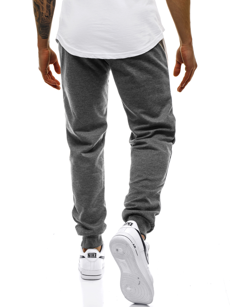 Ανδρικό παντελόνι φόρμας γραφίτη OZONEE JS/JZ11011