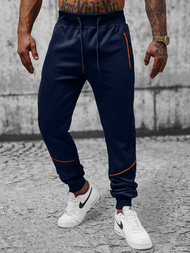 Ανδρικό παντελόνι φόρμας ναυτικό μπλε OZONEE JS/8K175