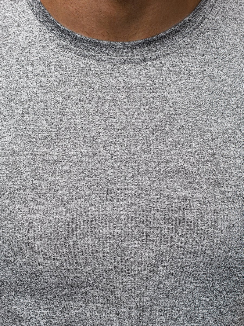 Ανδρικό μπλουζάκι ανοιχτό-γκρι OZONEE JS/S01Z