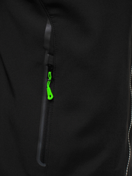 Ανδρικό μπουφάν Softshell μαύρο-πράσινο OZONEE GE/12269Z
