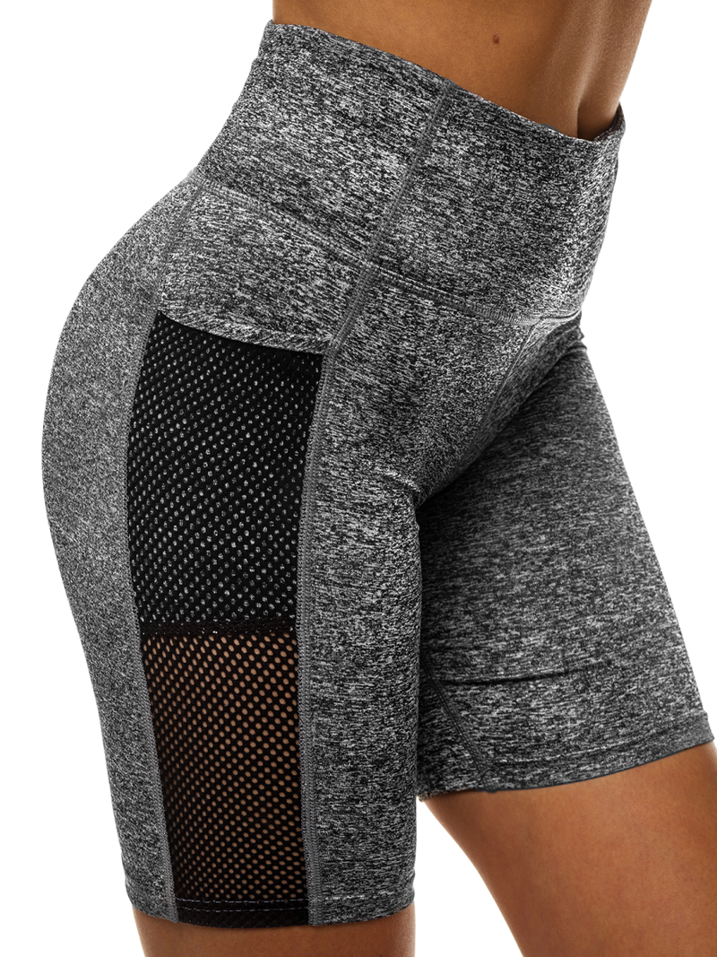 Γυναικείο σόρτς φόρμας γκρι OZONEE O/6693