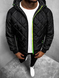 Ανδρικό μπουφάν μαύρο OZONEE JS/TY10Z