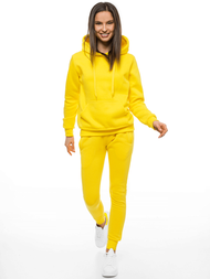 Γυναικείο παντελόνι φόρμας κίτρινο OZONEE JS/CK01