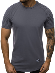 Ανδρικό μπλουζάκι γραφίτη OZONEE O/1256