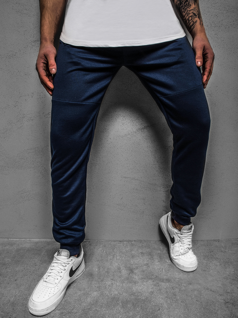 Ανδρικό παντελόνι φόρμας ναυτικό μπλε OZONEE JS/JZ11021Z