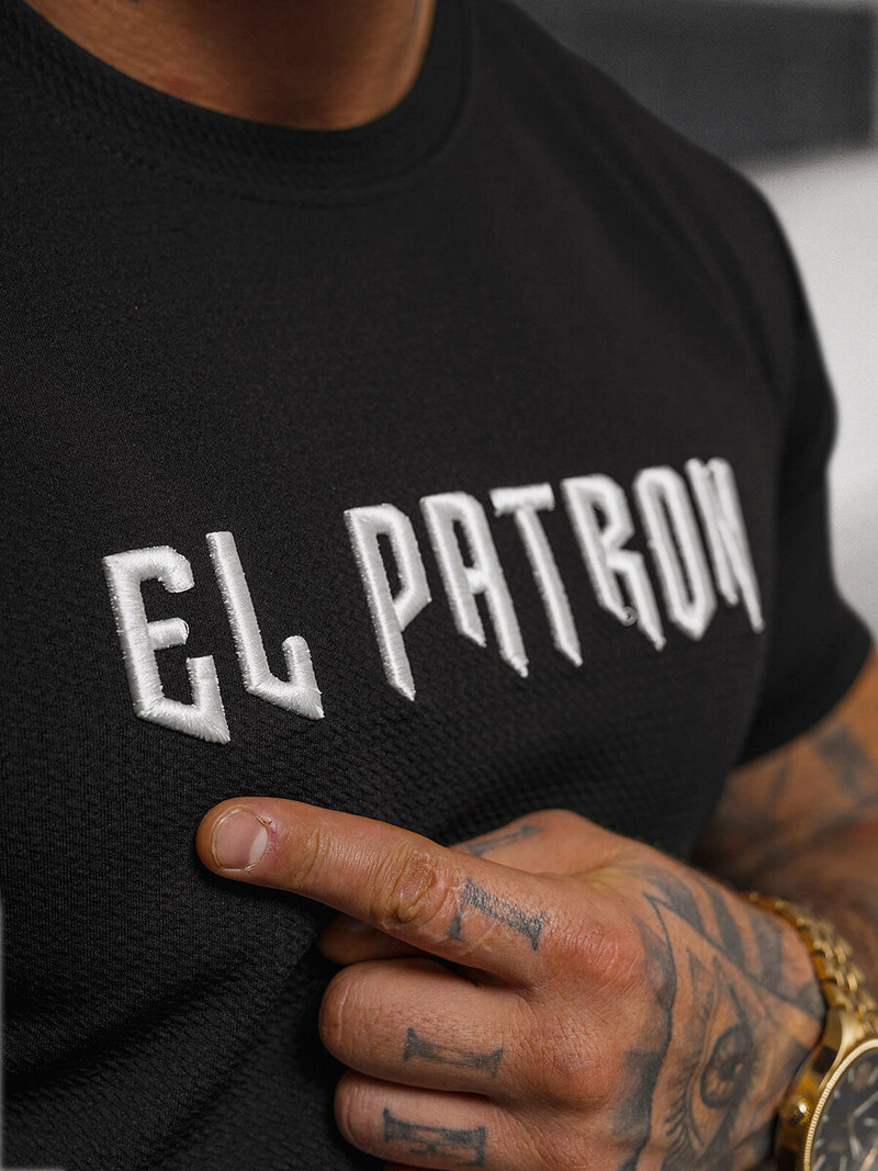 Ανδρικό μπλουζάκι μαύρο OZONEE O/T7283