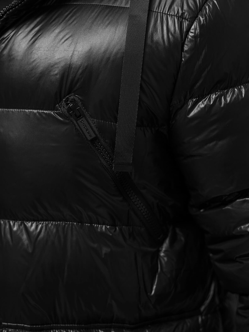 Ανδρικό χειμερινό μπουφάν μαύρη OZONEE O/M3205Z