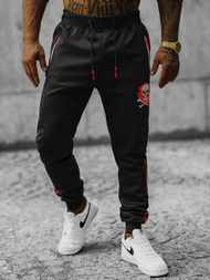 Ανδρικό παντελόνι φόρμας μαύρο OZONEE JS/K10237Z