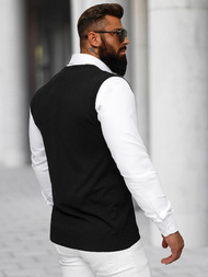 Ανδρικό πουλόβερ μαύρο OZONEE NB/MM6005/4Z