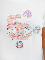 Γυναικείο μπλουζάκι λευκό OZONEE JS/95T2552/1