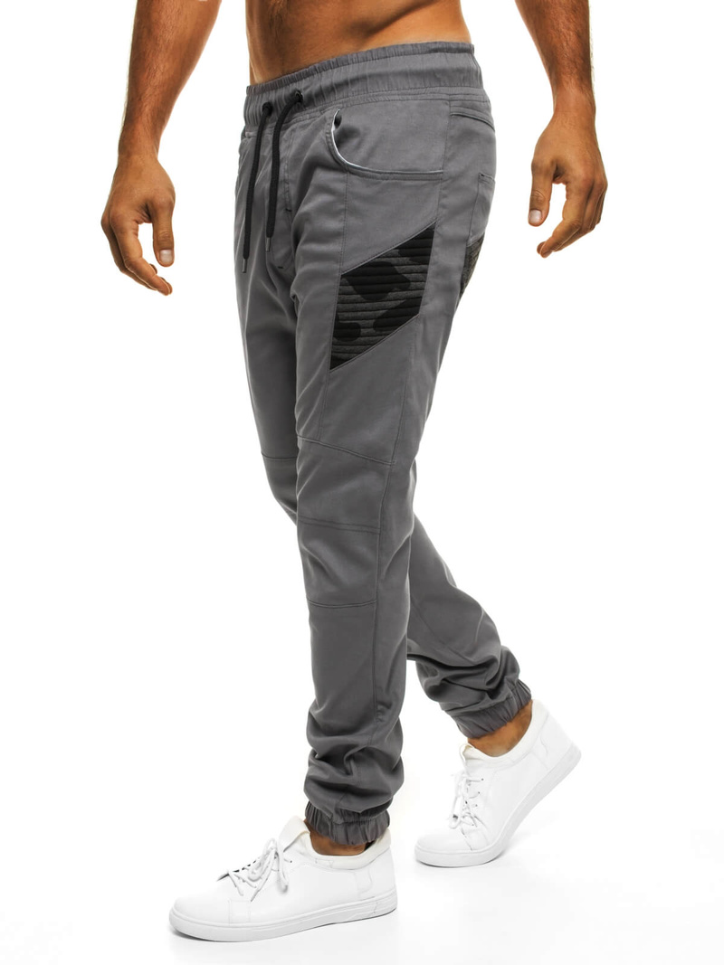 Ανδρικό παντελόνι jogger γκρι OZONEE A/706