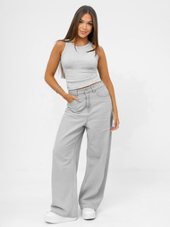 Γυναικείο φανελάκι Γκρί OZONEE JS/96T665/2