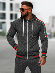 Ανδρικό σετ φόρμας μαύρο OZONEE O/FF5111AB