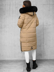 Γυναικείο μπουφάν μπεζ OZONEE O/W377