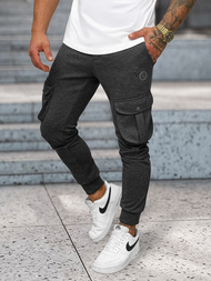 Ανδρικό παντελόνι φόρμας γραφίτη OZONEE C/316Z